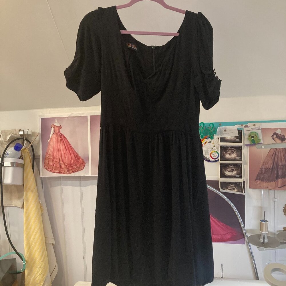 Trashy Diva Black Knit Lizzie dress size 10